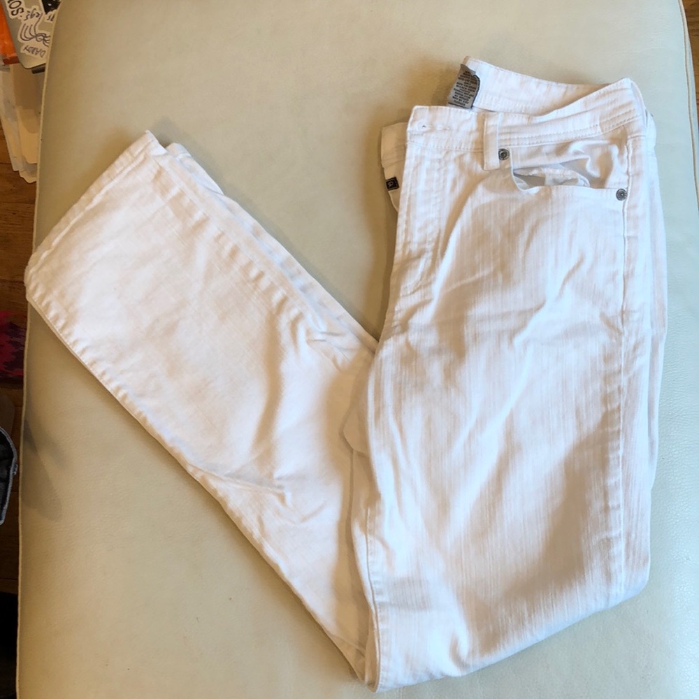 Chicos Platinum white denim jeans